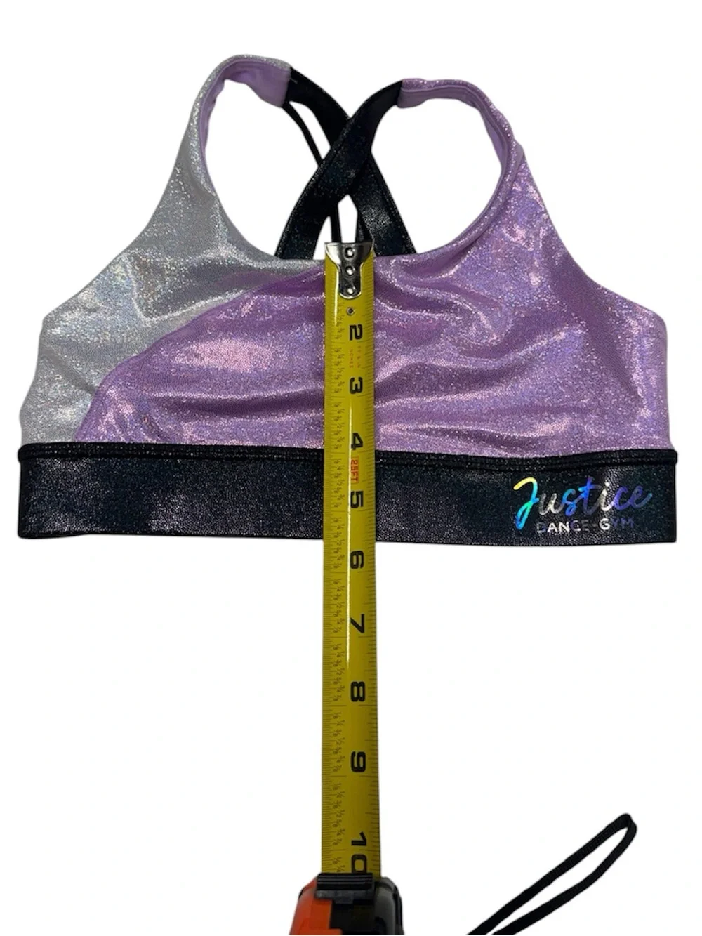 Justice brand kids size small (7-8) sports top / bra in great condition!